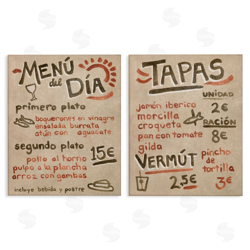 June Erica Vess  | Travel Tapas Menu