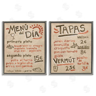 June Erica Vess  | Travel Tapas Menu