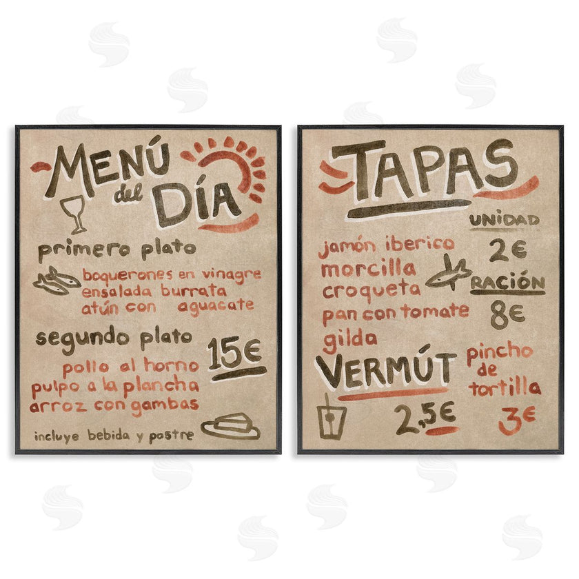 June Erica Vess  | Travel Tapas Menu