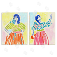 June Erica Vess  | Stylish Women Bright Hues