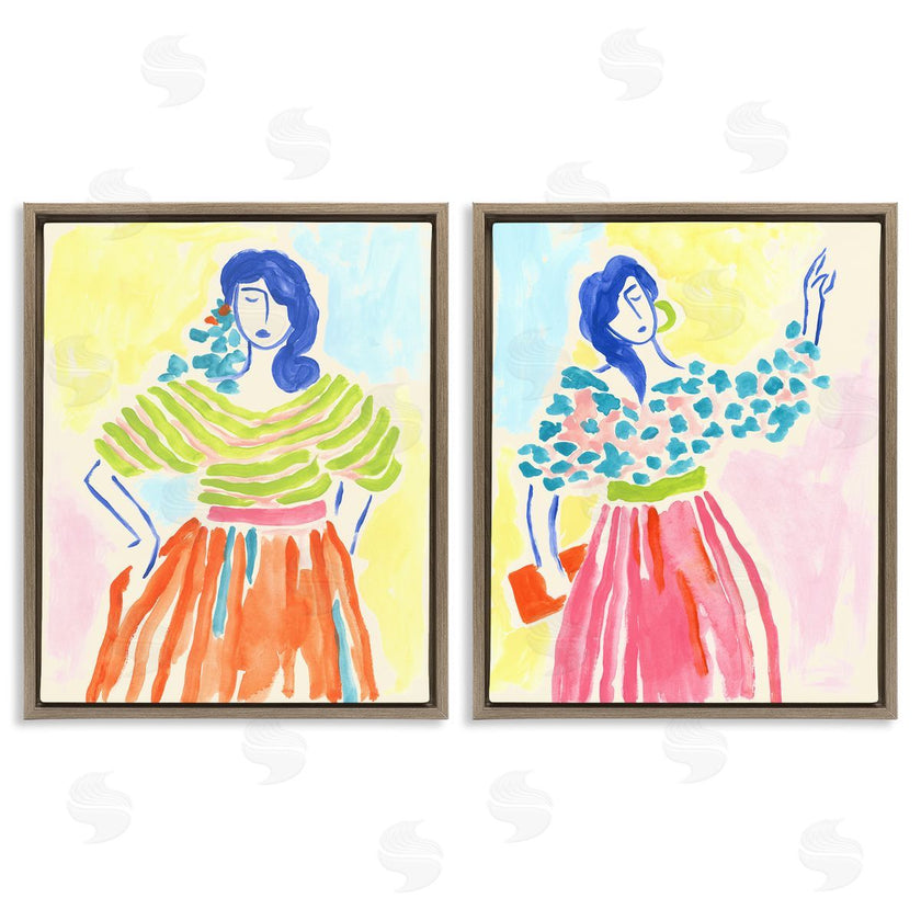 June Erica Vess  | Stylish Women Bright Hues