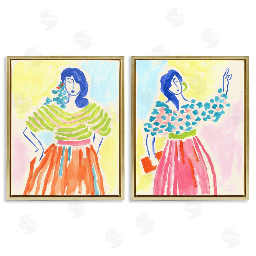 June Erica Vess  | Stylish Women Bright Hues