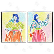 June Erica Vess  | Stylish Women Bright Hues