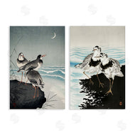 Ohara Koson  | Sea Birds Under Moon