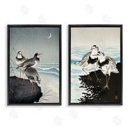 Ohara Koson  | Sea Birds Under Moon