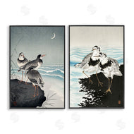 Ohara Koson  | Sea Birds Under Moon