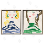 June Erica Vess  | Stylish Ladies in Stripes