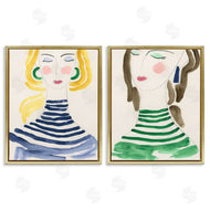 June Erica Vess  | Stylish Ladies in Stripes