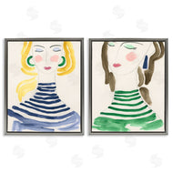 June Erica Vess  | Stylish Ladies in Stripes
