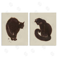 Grace Popp  | Simple Cats on Beige