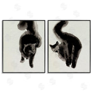 Melissa Wang  | Minimal Black Cats