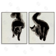 Melissa Wang  | Minimal Black Cats