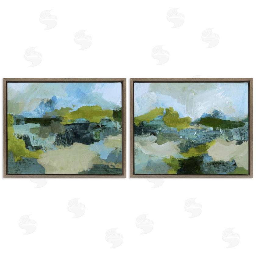 Victoria Barnes  | Abstraction with Green Details