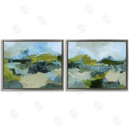 Victoria Barnes  | Abstraction with Green Details