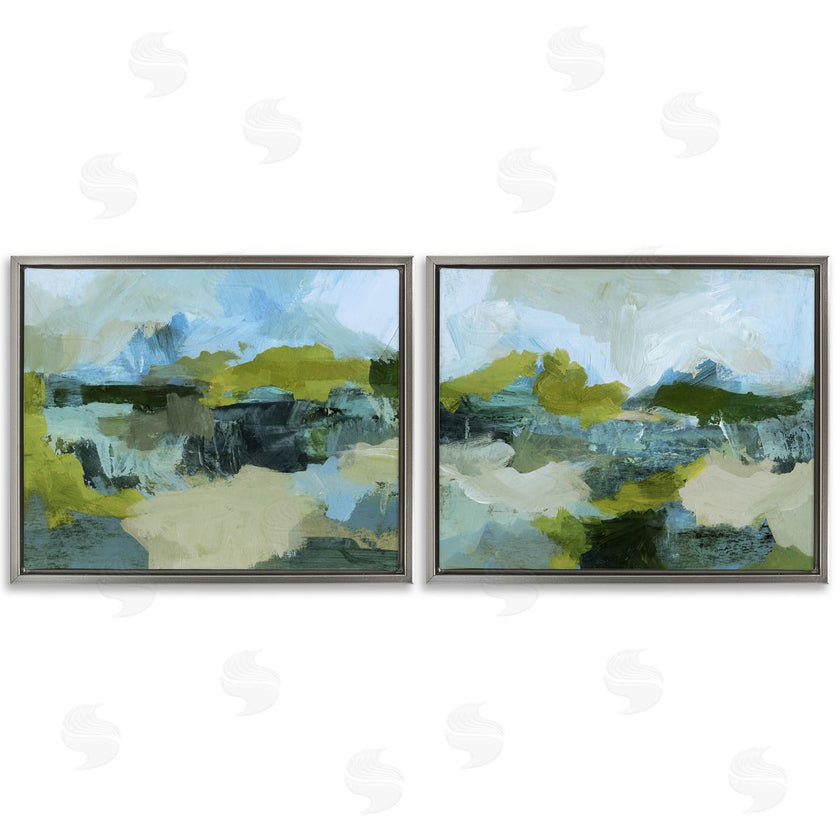 Victoria Barnes  | Abstraction with Green Details