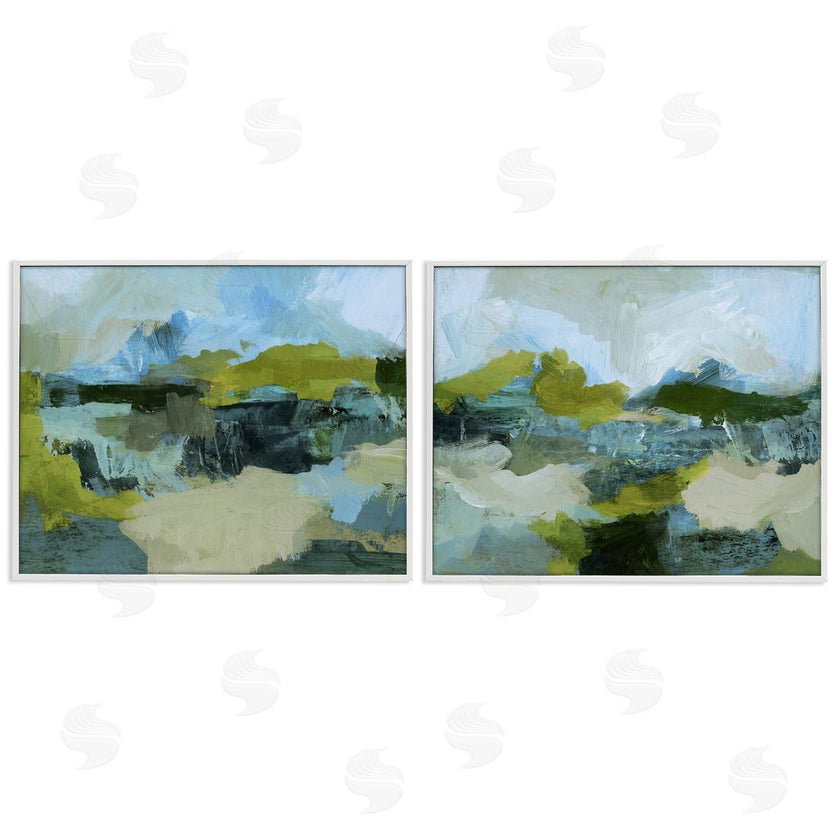Victoria Barnes  | Abstraction with Green Details