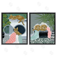 Yvette St. Amant | Cats & Dogs Laundry Room