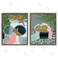 Yvette St. Amant | Cats & Dogs Laundry Room