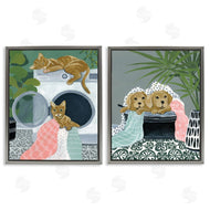 Yvette St. Amant | Cats & Dogs Laundry Room