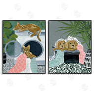 Yvette St. Amant | Cats & Dogs Laundry Room