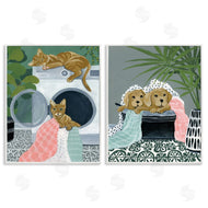 Yvette St. Amant | Cats & Dogs Laundry Room