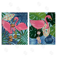 Yvette St. Amant | Happy Hour Flamingos