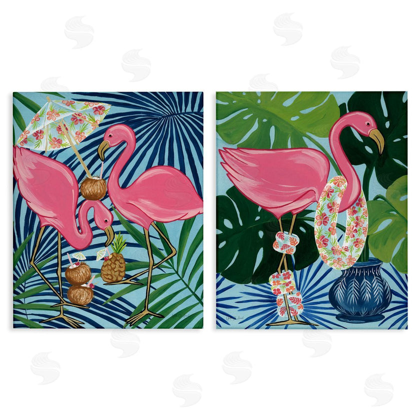Yvette St. Amant | Happy Hour Flamingos