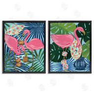 Yvette St. Amant | Happy Hour Flamingos