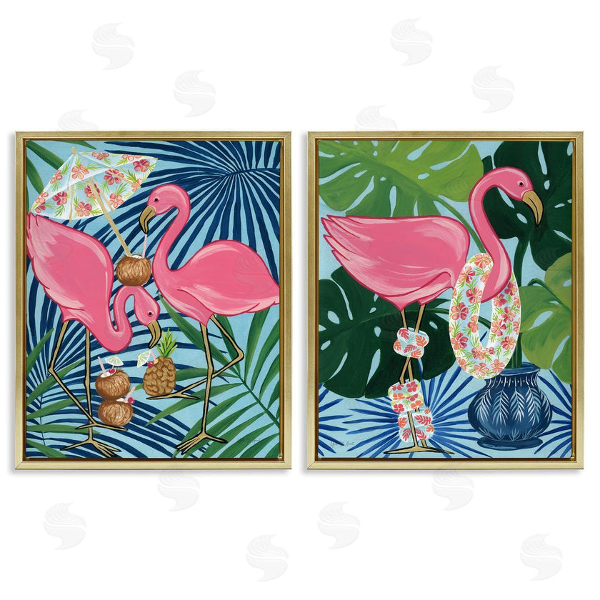Yvette St. Amant | Happy Hour Flamingos