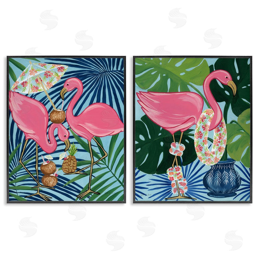 Yvette St. Amant | Happy Hour Flamingos
