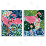 Yvette St. Amant | Happy Hour Flamingos