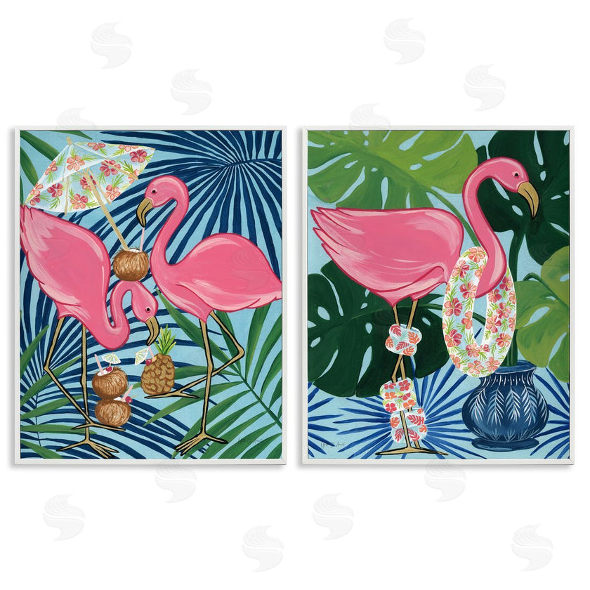 Yvette St. Amant | Happy Hour Flamingos