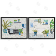 Courtney Prahl | Charming Botanical Bathroom