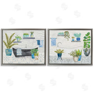 Courtney Prahl | Charming Botanical Bathroom