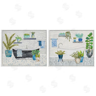 Courtney Prahl | Charming Botanical Bathroom
