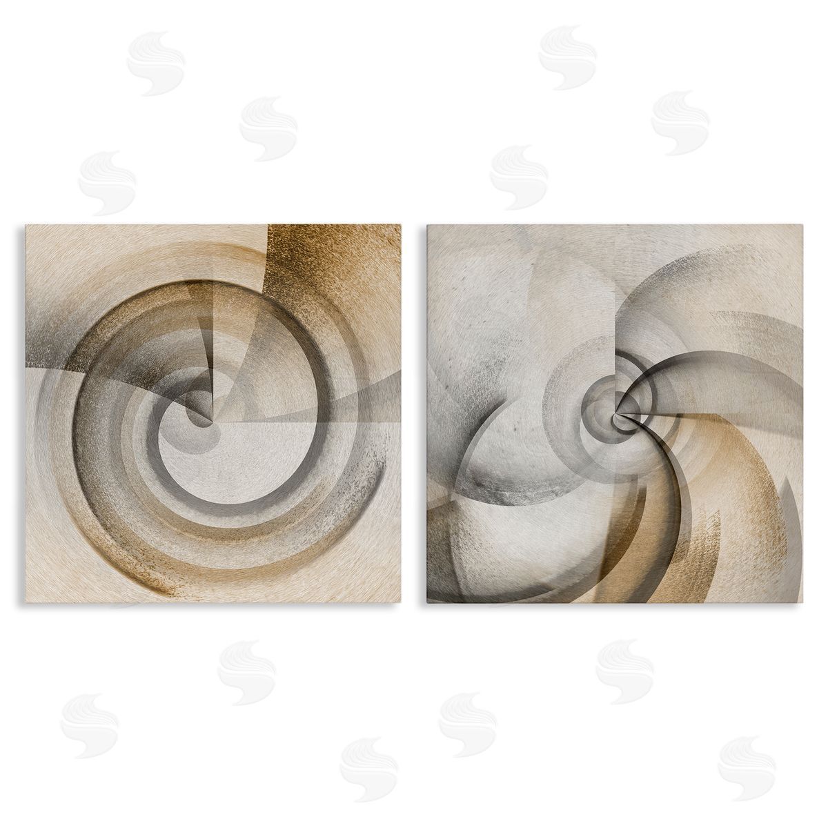 Spinning Vortex Abstractions Canvas Wall Art, Home Decor by Noah Bay