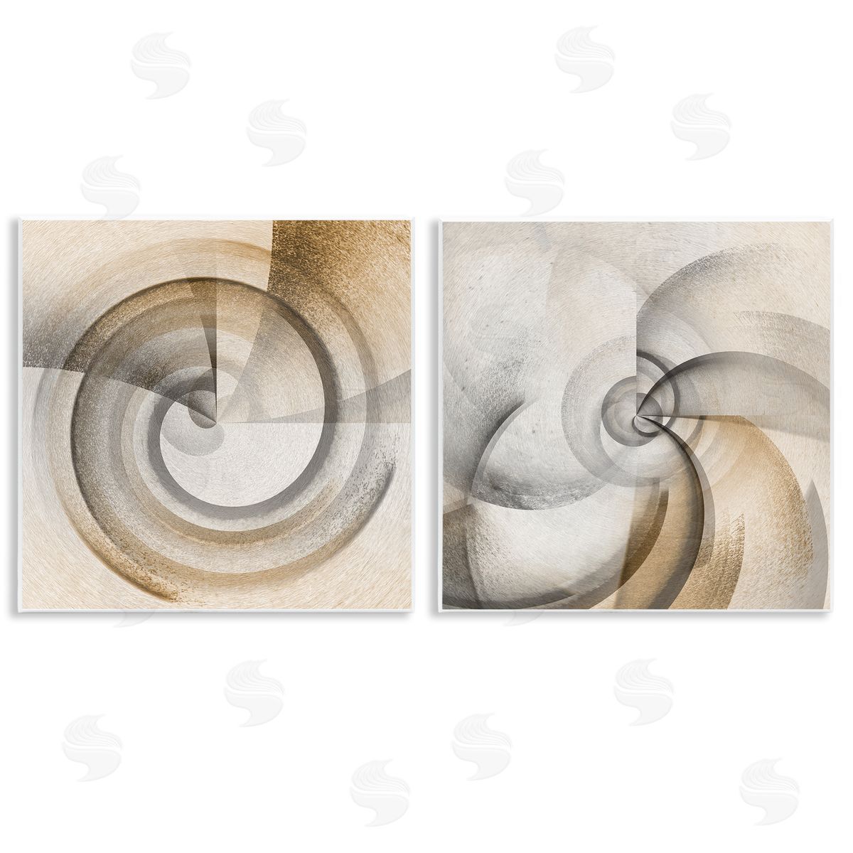 Spinning Vortex Abstractions Wood Plaque Wall Art, Home Decor by Noah Bay