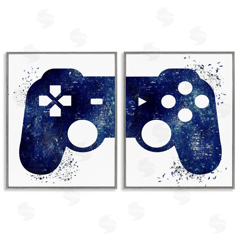 Kim Allen | Blue Controller Modern Speckles