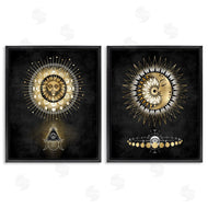 Oliver Jeffries | Astral Eye & Moon Phases
