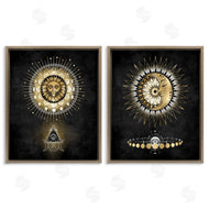 Oliver Jeffries | Astral Eye & Moon Phases