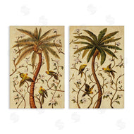 Rodolfo Jimenez | Parrots & Curving Palm Trees