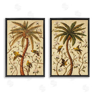 Rodolfo Jimenez | Parrots & Curving Palm Trees