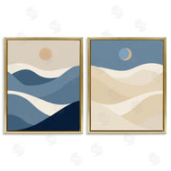 Stupell Studio | Moon Over Soft Ripples