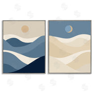 Stupell Studio | Moon Over Soft Ripples