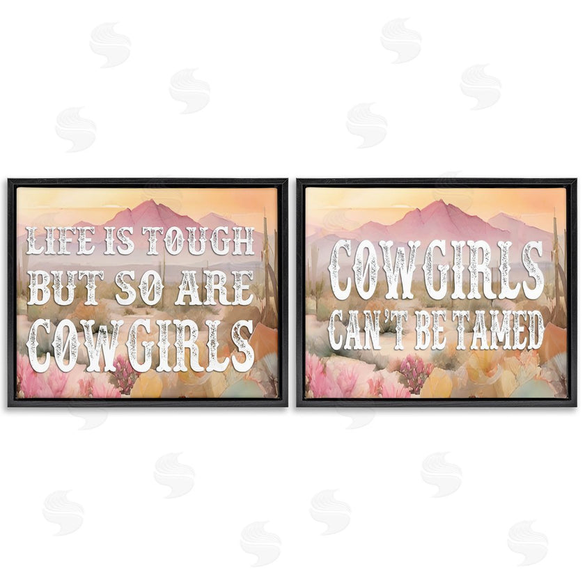 Lettered and Lined | Tough Cowgirls Phrases