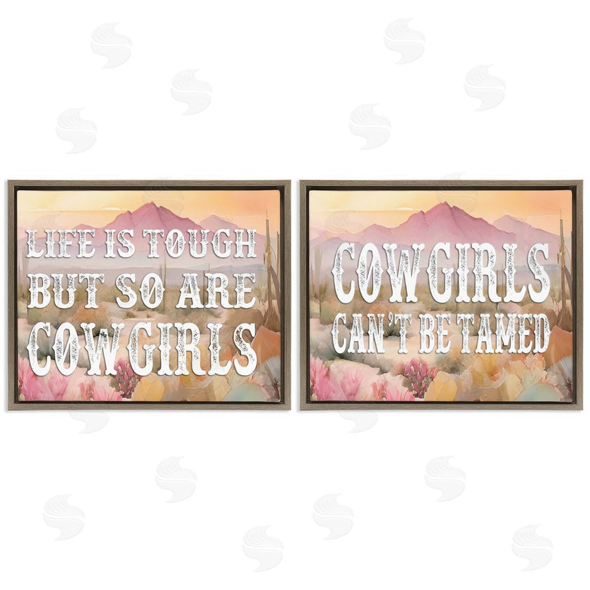 Lettered and Lined | Tough Cowgirls Phrases