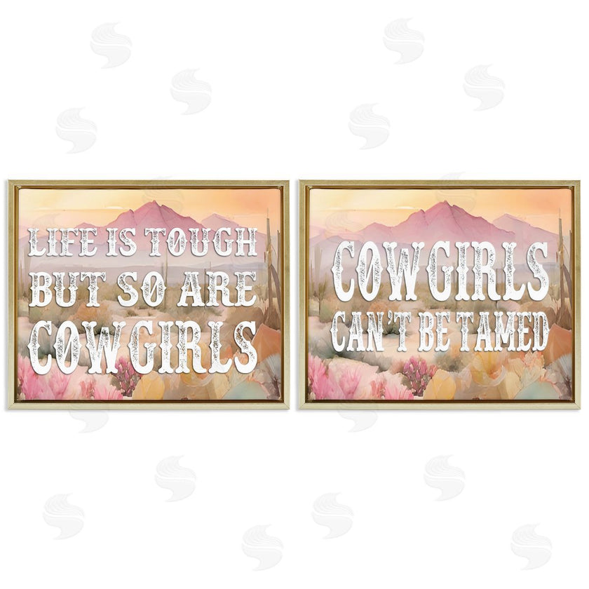Lettered and Lined | Tough Cowgirls Phrases