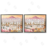 Lettered and Lined | Tough Cowgirls Phrases