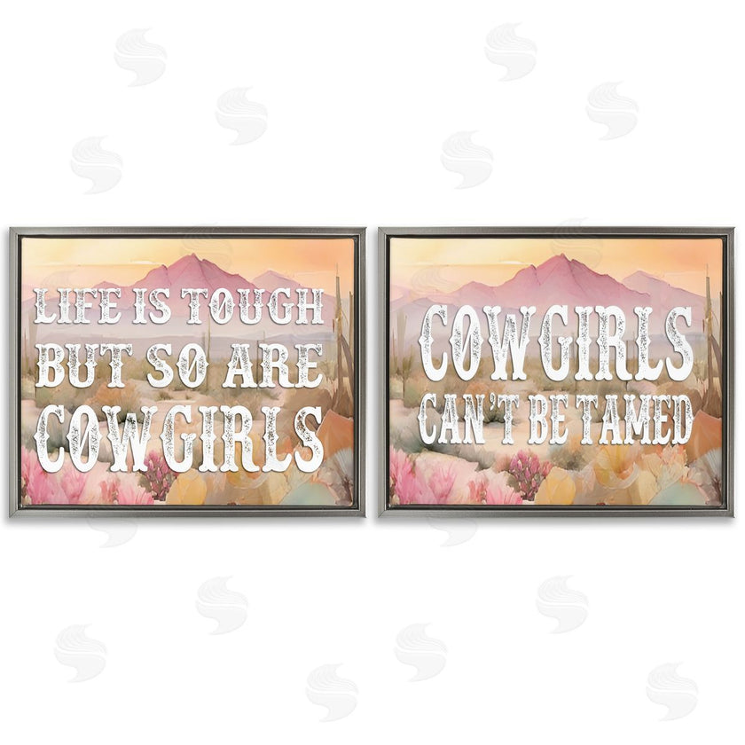 Lettered and Lined | Tough Cowgirls Phrases