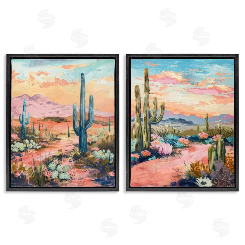 LSR Design Studio | Cactus Paths & Sunset